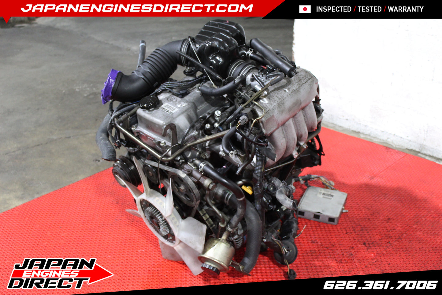 USED JDM TOYOTA 3RZ-FE MOTOR 2.7L ENGINE 94-96 4RUNNER TACOMA T100 4 CYL DISTRIBUTOR