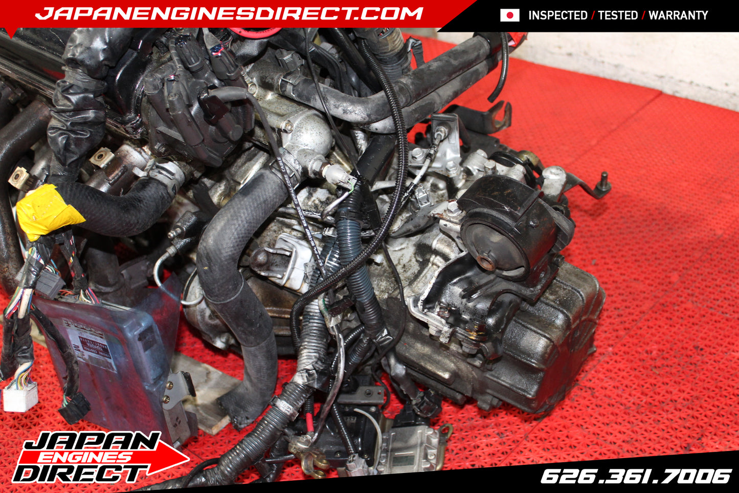 USED JDM 4AGE 20 VALVE AE111 COROLLA BLACKTOP ENGINE ITB LEVIN MOTOR MANUAL TRANS FWD