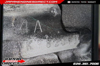USED JDM 4AGE 20 VALVE AE111 COROLLA BLACKTOP ENGINE ITB LEVIN MOTOR MANUAL TRANS FWD