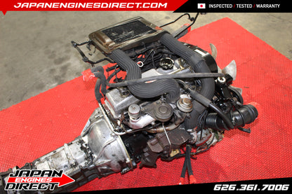 Mitsubishi 4D56 2.5L JDM Turbo Diesel Engine + 4x4 AWD Manual Trans (Pajero) – Used