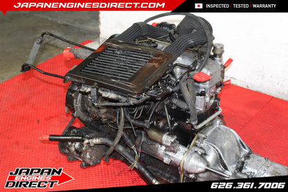 Mitsubishi 4D56 2.5L JDM Turbo Diesel Engine + 4x4 AWD Manual Trans (Pajero) – Used