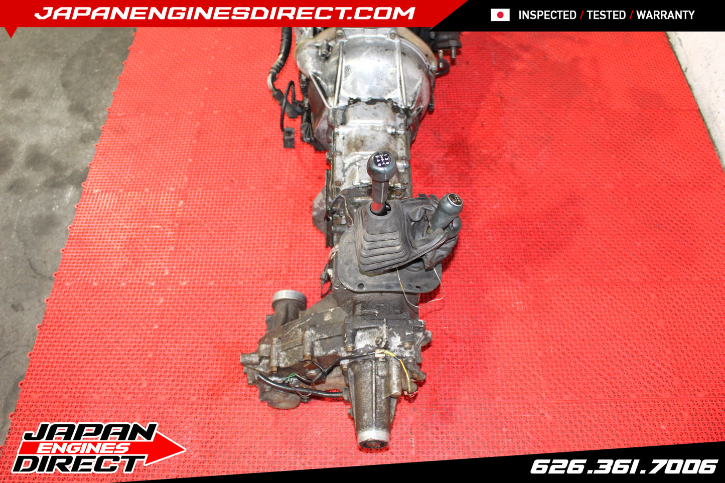 Mitsubishi 4D56 2.5L JDM Turbo Diesel Engine + 4x4 AWD Manual Trans (Pajero) – Used