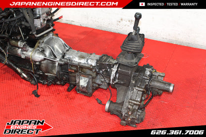 Mitsubishi 4D56 2.5L JDM Turbo Diesel Engine + 4x4 AWD Manual Trans (Pajero) – Used