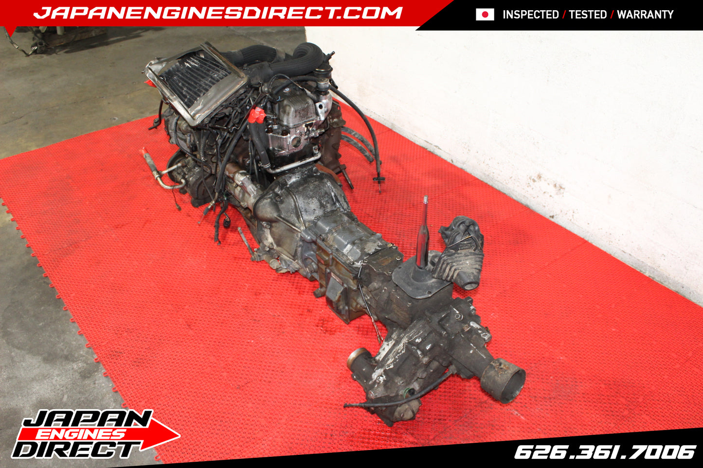 JDM 4D56 MITSUBISHI TURBO DIESEL ENGINE 2.5L 4X4 AWD MANUAL TRANSMISSION PAJERO