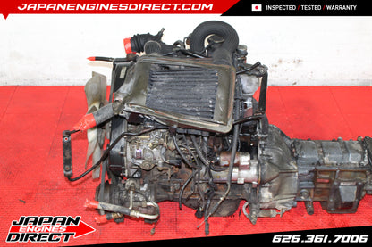 JDM 4D56 MITSUBISHI TURBO DIESEL ENGINE 2.5L 4X4 AWD MANUAL TRANSMISSION PAJERO
