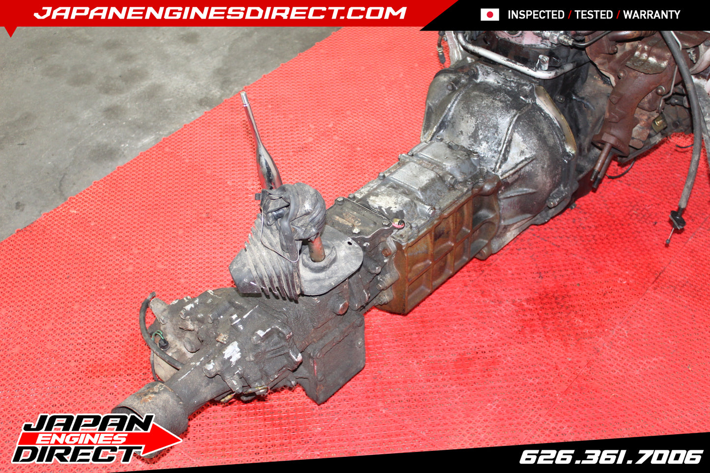 JDM 4D56 MITSUBISHI TURBO DIESEL ENGINE 2.5L 4X4 AWD MANUAL TRANSMISSION PAJERO