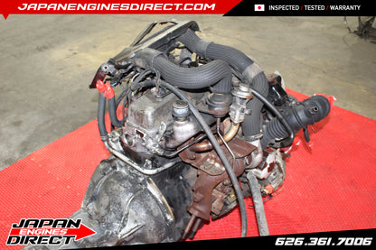 JDM 4D56 MITSUBISHI TURBO DIESEL ENGINE 2.5L 4X4 AWD MANUAL TRANSMISSION PAJERO