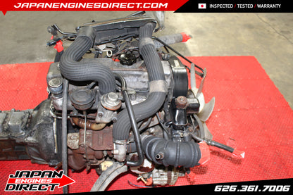 JDM 4D56 MITSUBISHI TURBO DIESEL ENGINE 2.5L 4X4 AWD MANUAL TRANSMISSION PAJERO