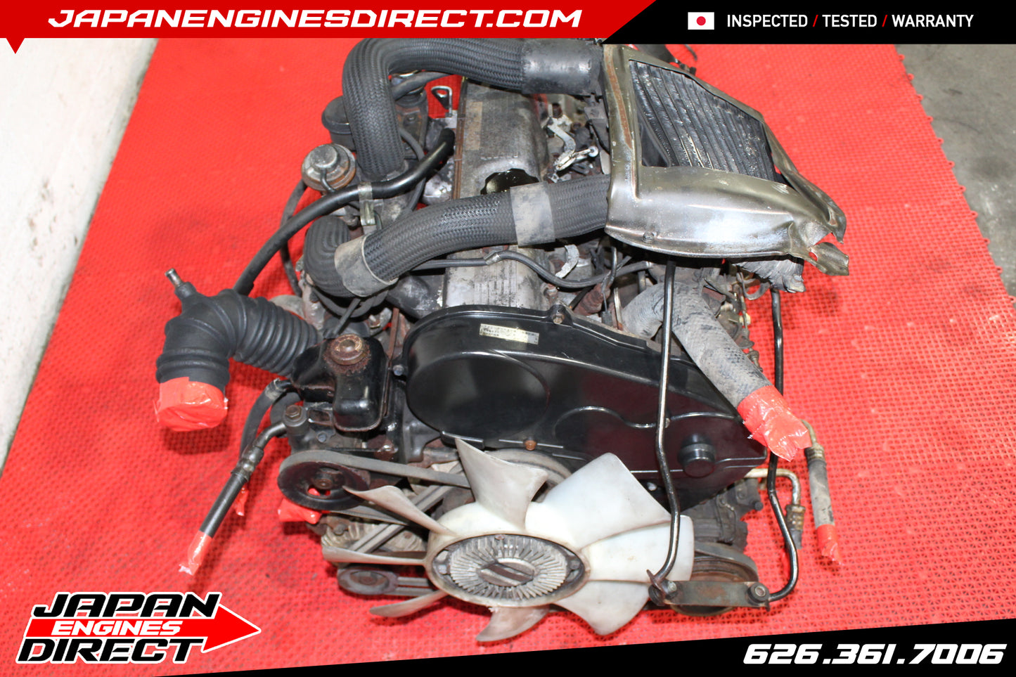 JDM 4D56 MITSUBISHI TURBO DIESEL ENGINE 2.5L 4X4 AWD MANUAL TRANSMISSION PAJERO