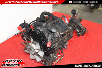 JDM 4D56 MITSUBISHI TURBO DIESEL ENGINE 2.5L 4X4 AWD MANUAL TRANSMISSION PAJERO