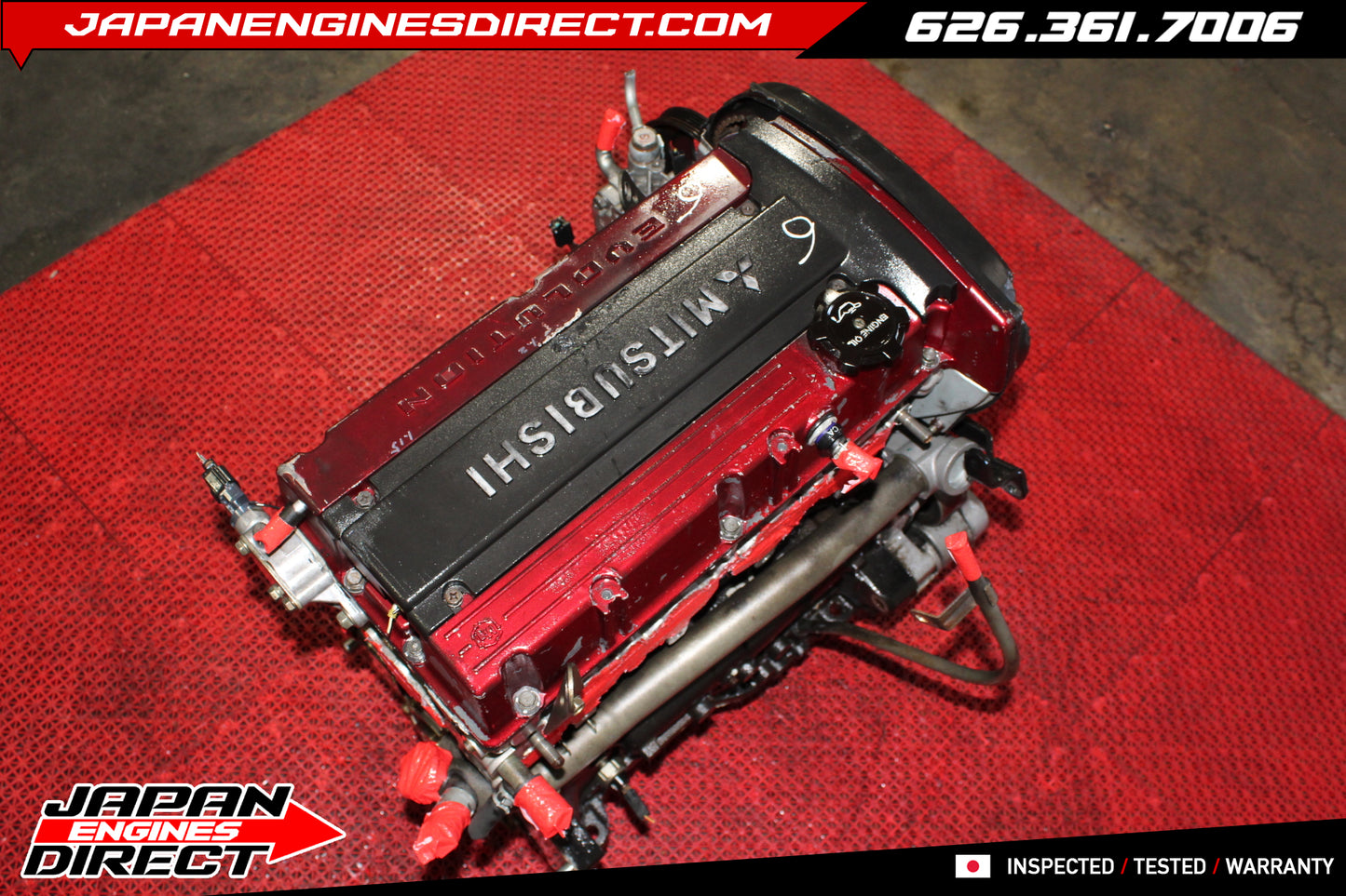 JDM 4G63 Turbo Engine 2.0L Long Block Motor Fits 2003-2005 Mitsubishi Lancer Evo 8