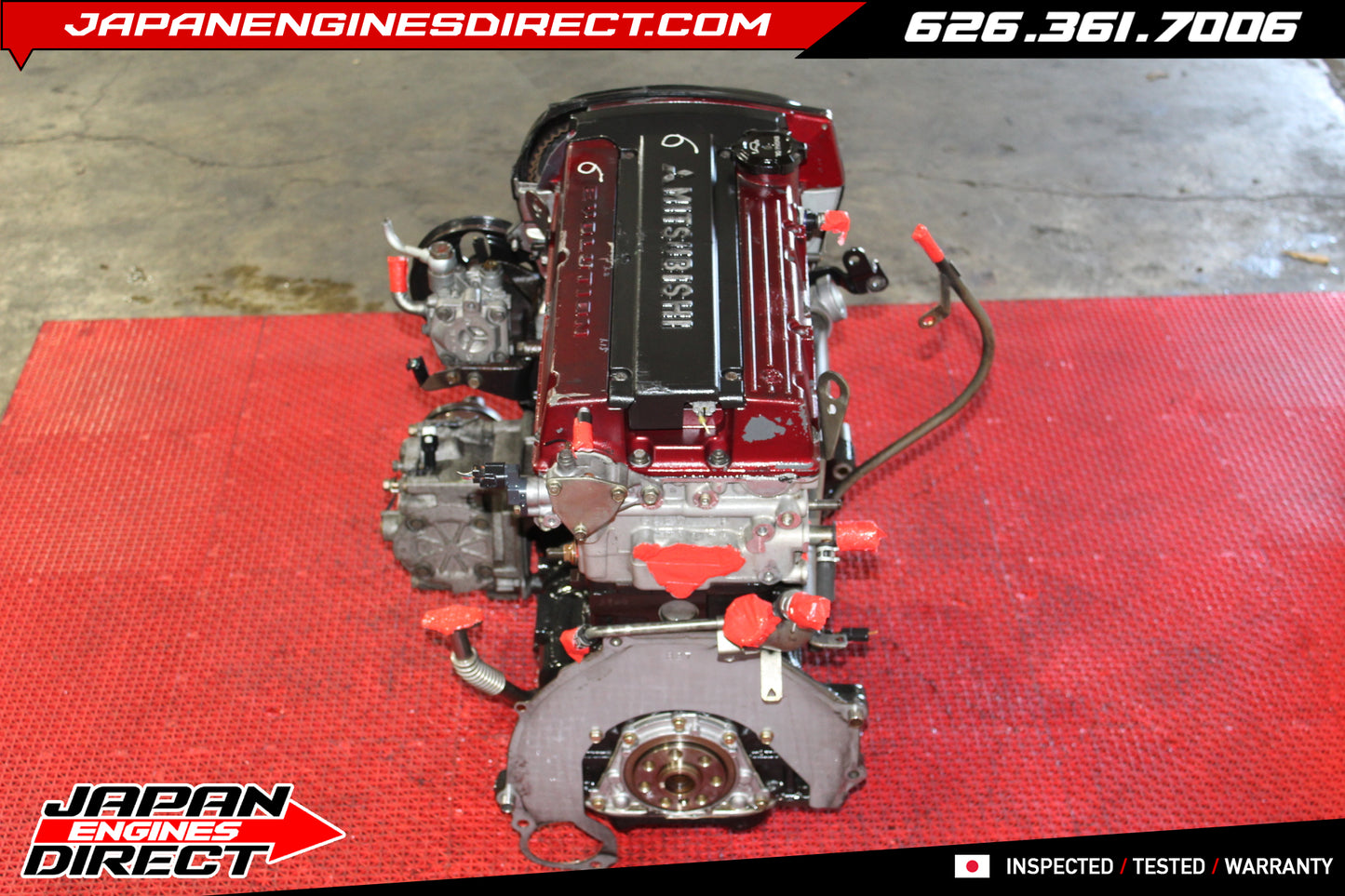 JDM 4G63 Turbo Engine 2.0L Long Block Motor Fits 2003-2005 Mitsubishi Lancer Evo 8