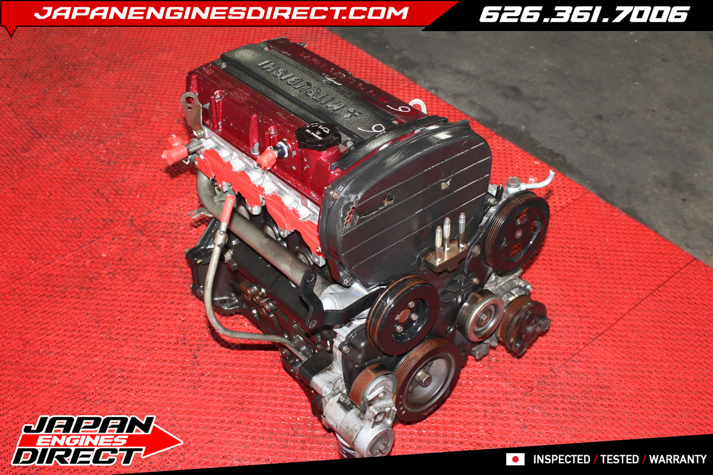 JDM 4G63 Turbo Engine 2.0L Long Block Motor Fits 2003-2005 Mitsubishi Lancer Evo 8