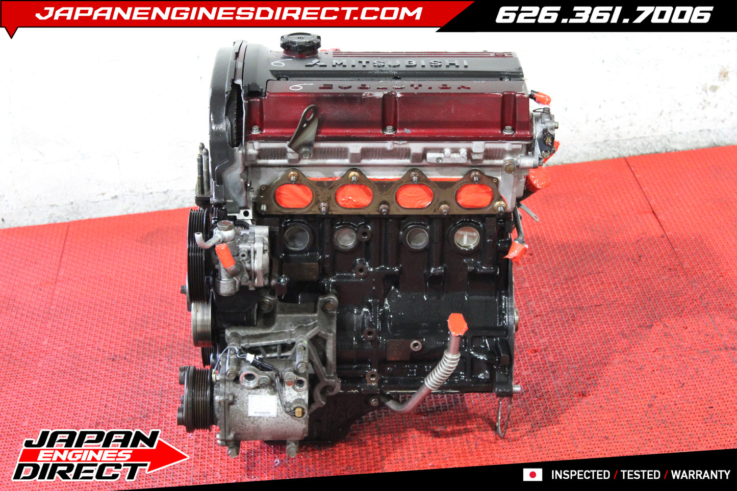 JDM 4G63 Turbo Engine 2.0L Long Block Motor Fits 2003-2005 Mitsubishi Lancer Evo 8