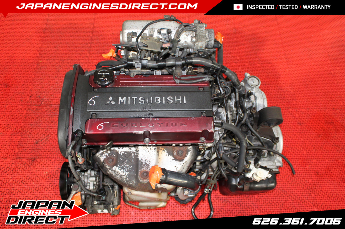 JDM 4G63T ENGINE 2.0L MOTOR LANCER EVO 03-05 | AIRTREK TURBO R NON MIVEC 7 BOLT