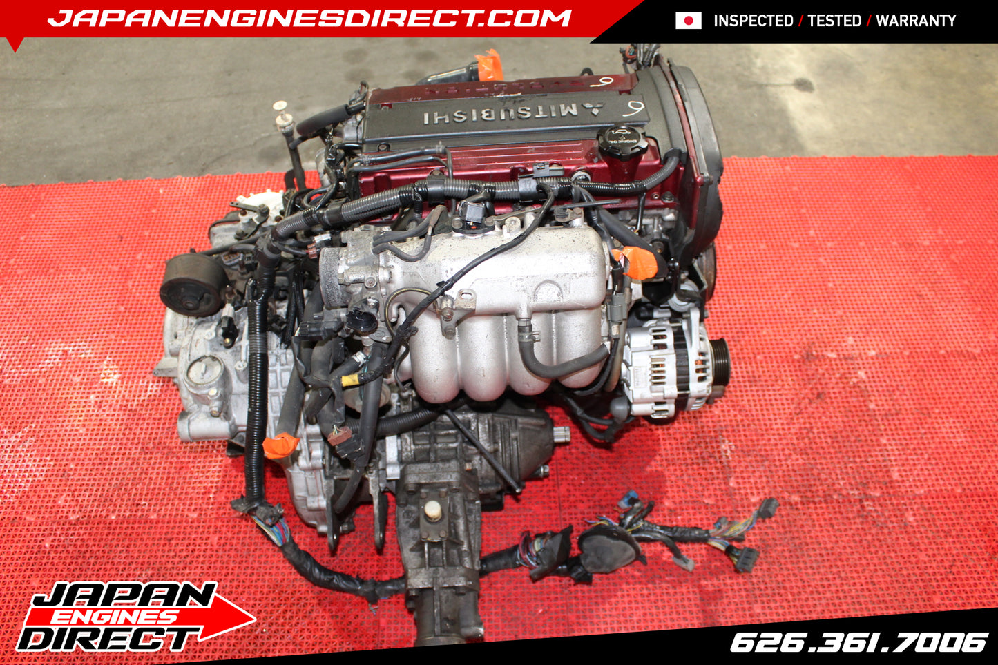 JDM 4G63T ENGINE 2.0L MOTOR LANCER EVO 03-05 | AIRTREK TURBO R NON MIVEC 7 BOLT