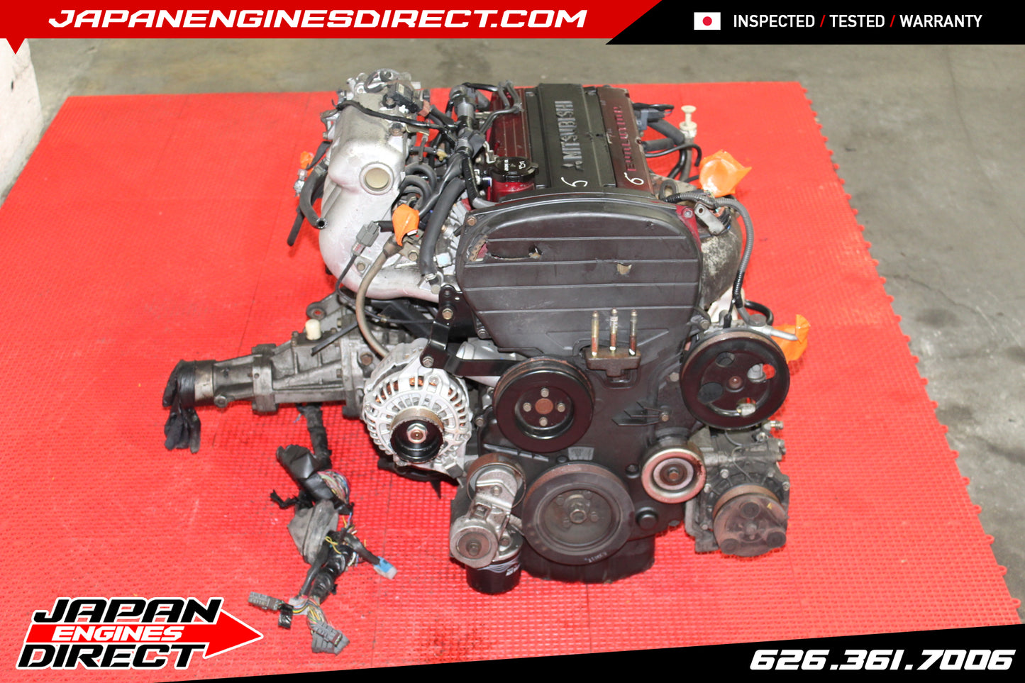 JDM 4G63T ENGINE 2.0L MOTOR LANCER EVO 03-05 | AIRTREK TURBO R NON MIVEC 7 BOLT