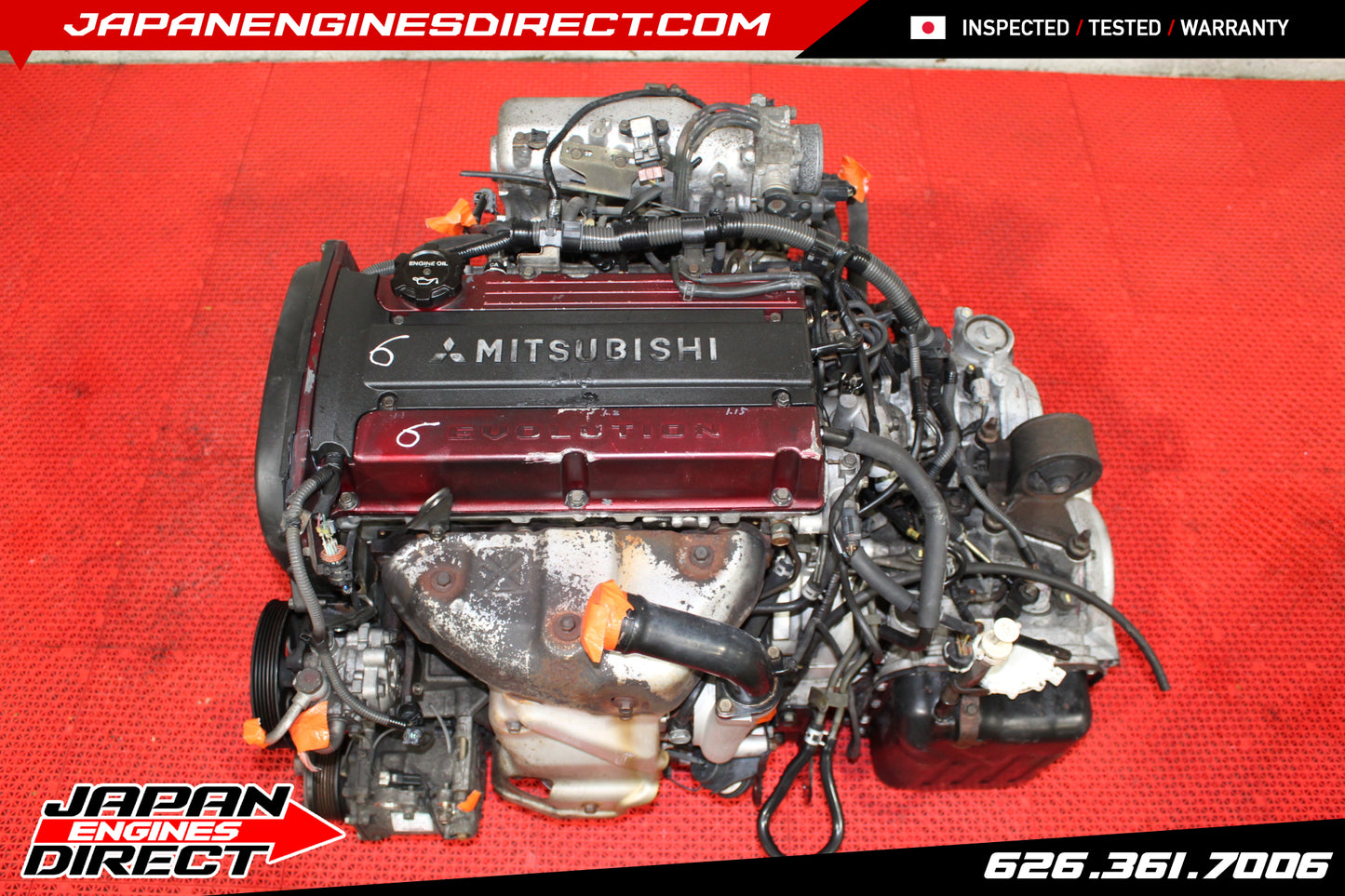 JDM 4G63T ENGINE 2.0L MOTOR LANCER EVO 03-05 | AIRTREK TURBO R NON MIVEC 7 BOLT