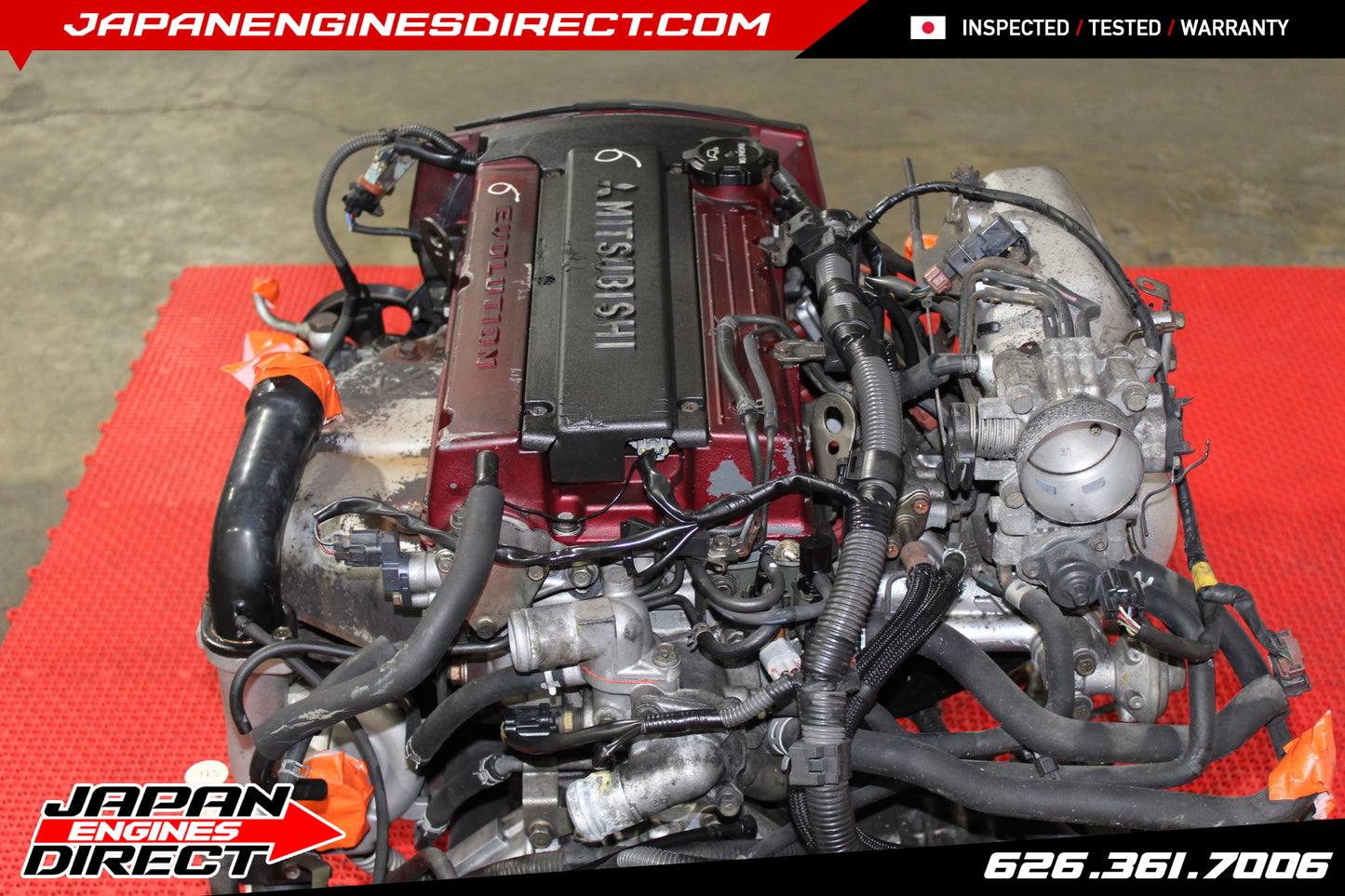 JDM 4G63T ENGINE 2.0L MOTOR LANCER EVO 03-05 | AIRTREK TURBO R NON MIVEC 7 BOLT