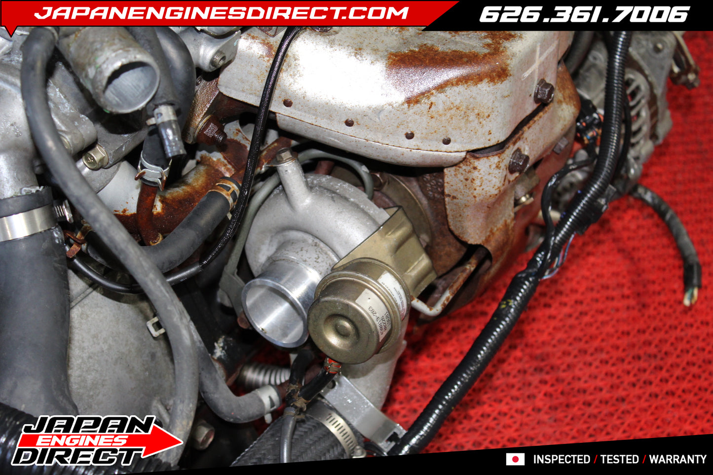 JDM Mitsubishi 4G63T 2.0L Turbo 6-Bolt Engine Motor – DSM Eclipse GS-T GSX, Eagle Talon TSi OEM Replacement