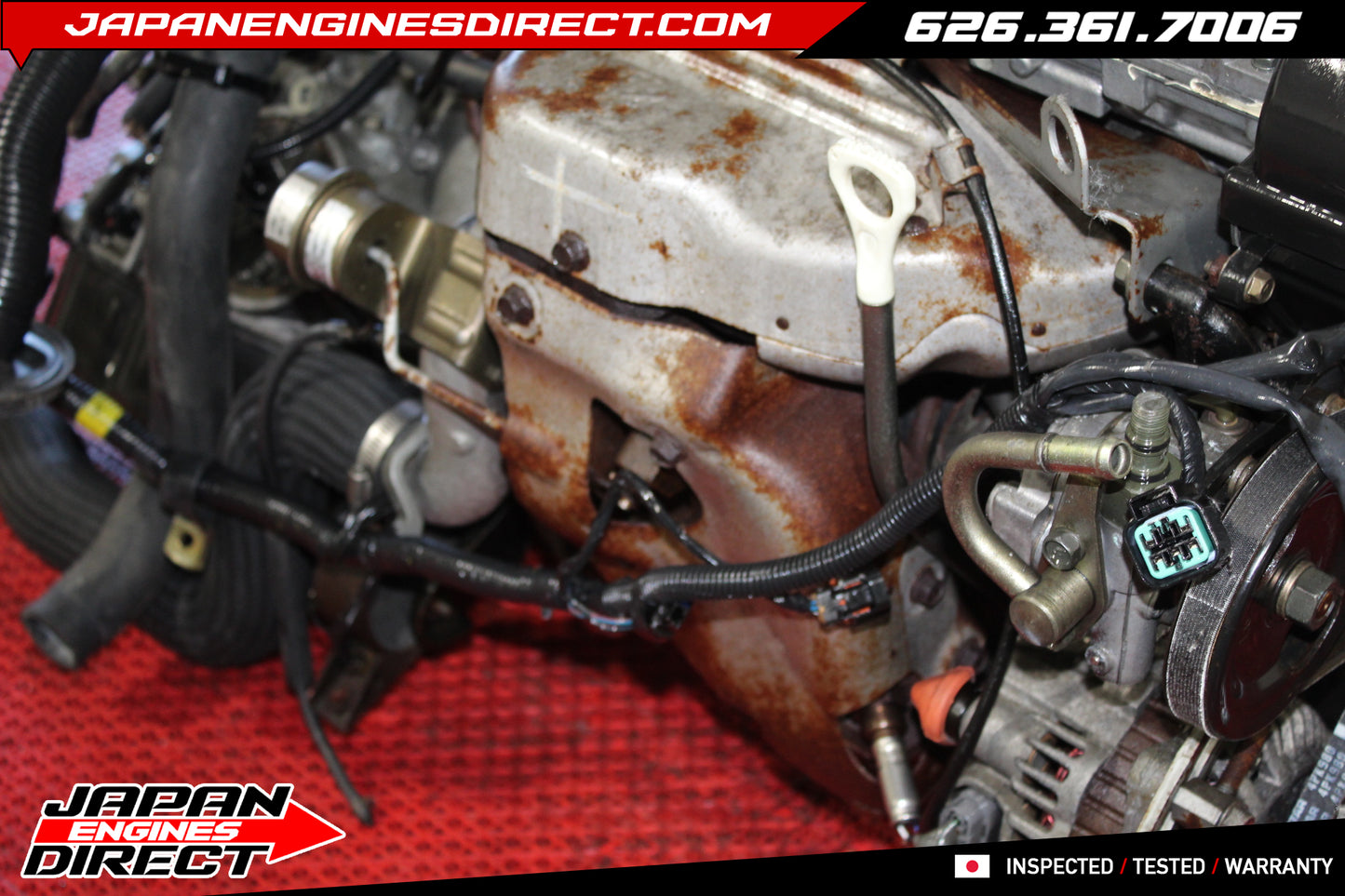 JDM Mitsubishi 4G63T 2.0L Turbo 6-Bolt Engine Motor – DSM Eclipse GS-T GSX, Eagle Talon TSi OEM Replacement