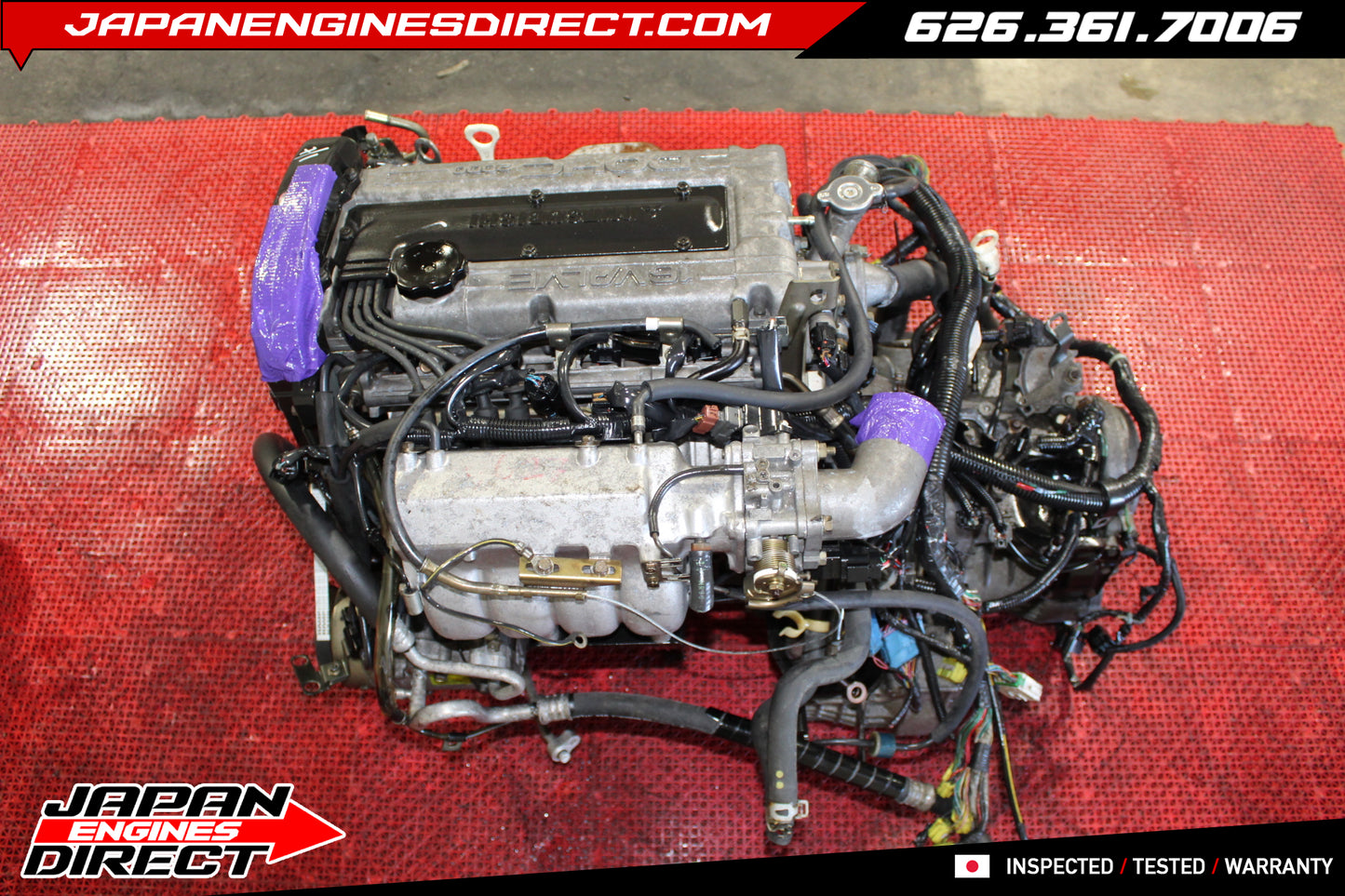 JDM Mitsubishi 4G63T 2.0L Turbo 6-Bolt Engine Motor – DSM Eclipse GS-T GSX, Eagle Talon TSi OEM Replacement