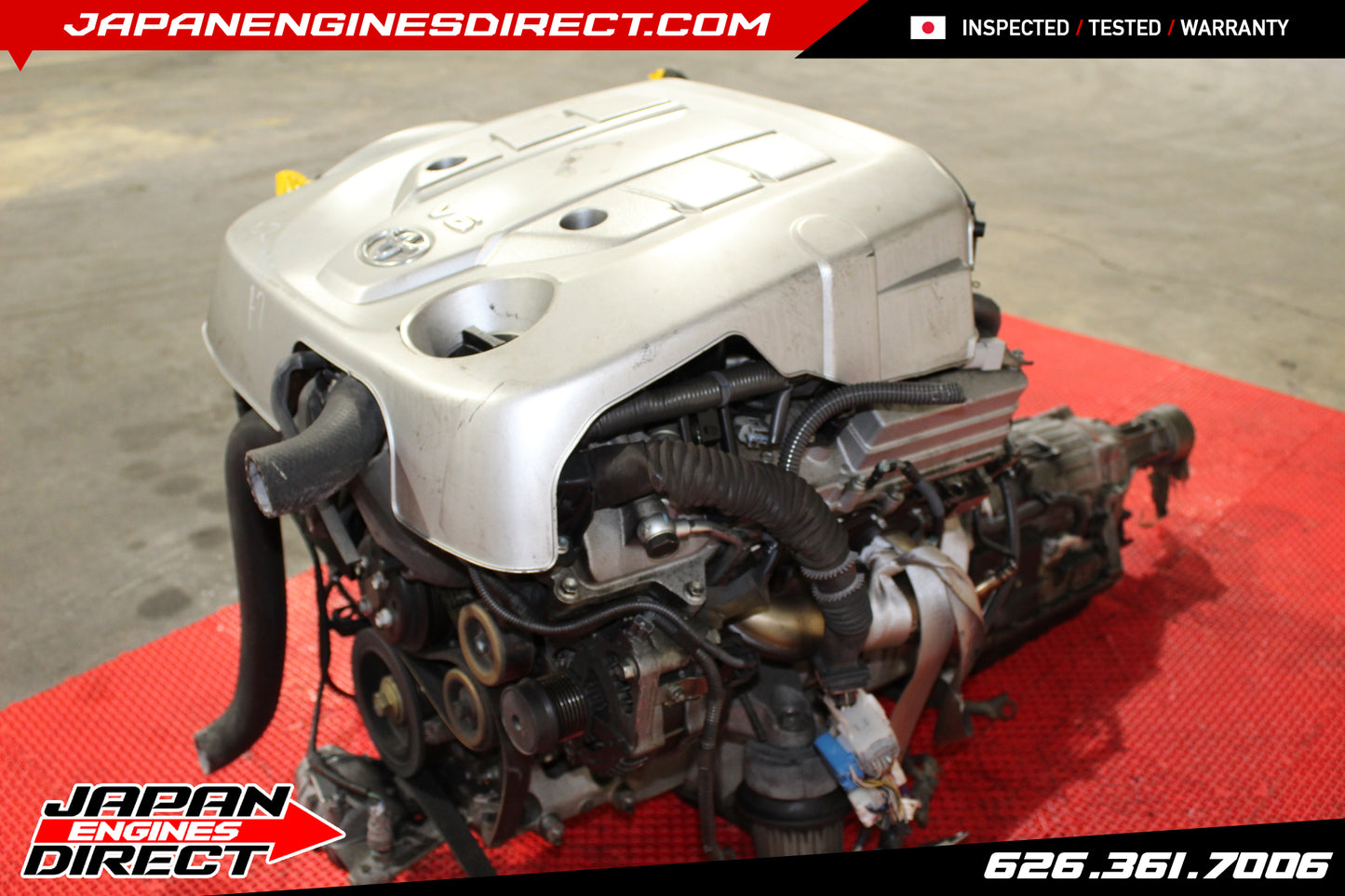 JDM 2006-2015 LEXUS IS250 4GR-FSE 2.5L ENGINE V6 VVTI MOTOR