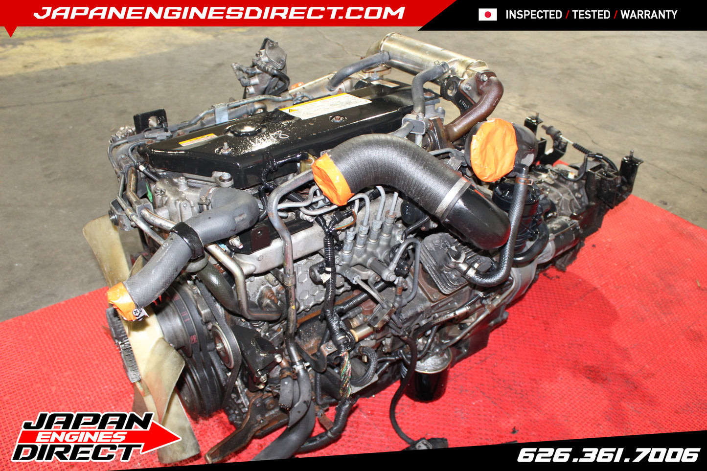 JDM ISUZU 4HK1 5.2L TURBO DIESEL ENGINE COMPLETE LONG BLOCK NPR/NQR 6 SPEED