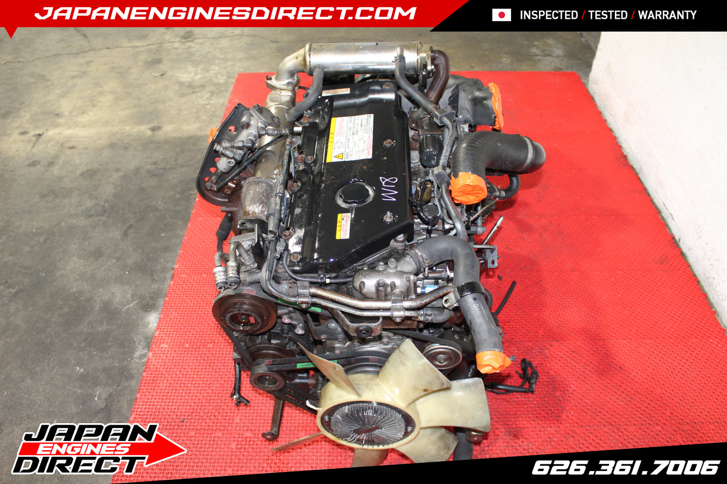 JDM ISUZU 4HK1 5.2L TURBO DIESEL ENGINE COMPLETE LONG BLOCK NPR/NQR 6 SPEED