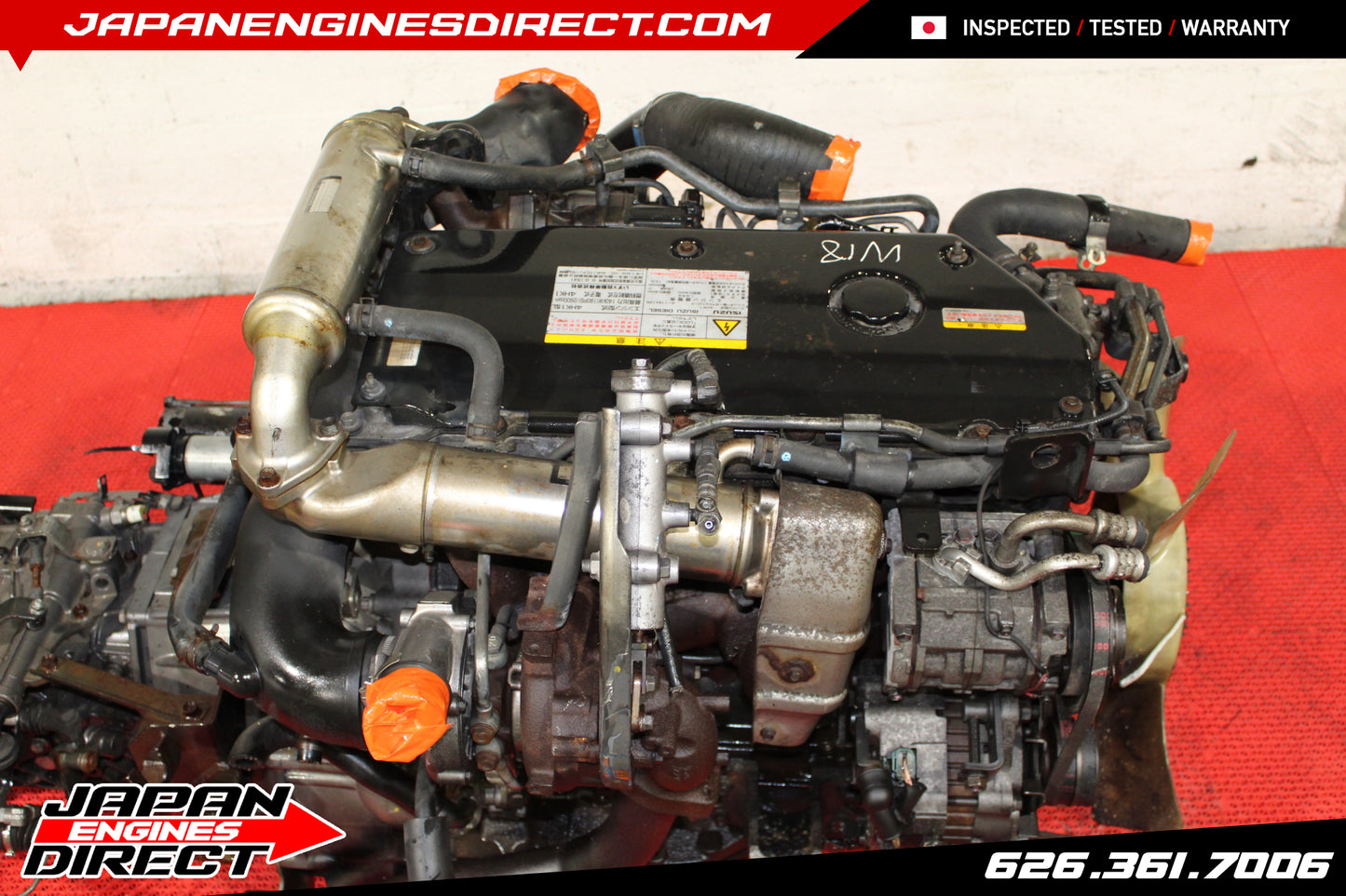 JDM ISUZU 4HK1 5.2L TURBO DIESEL ENGINE COMPLETE LONG BLOCK NPR/NQR 6 SPEED