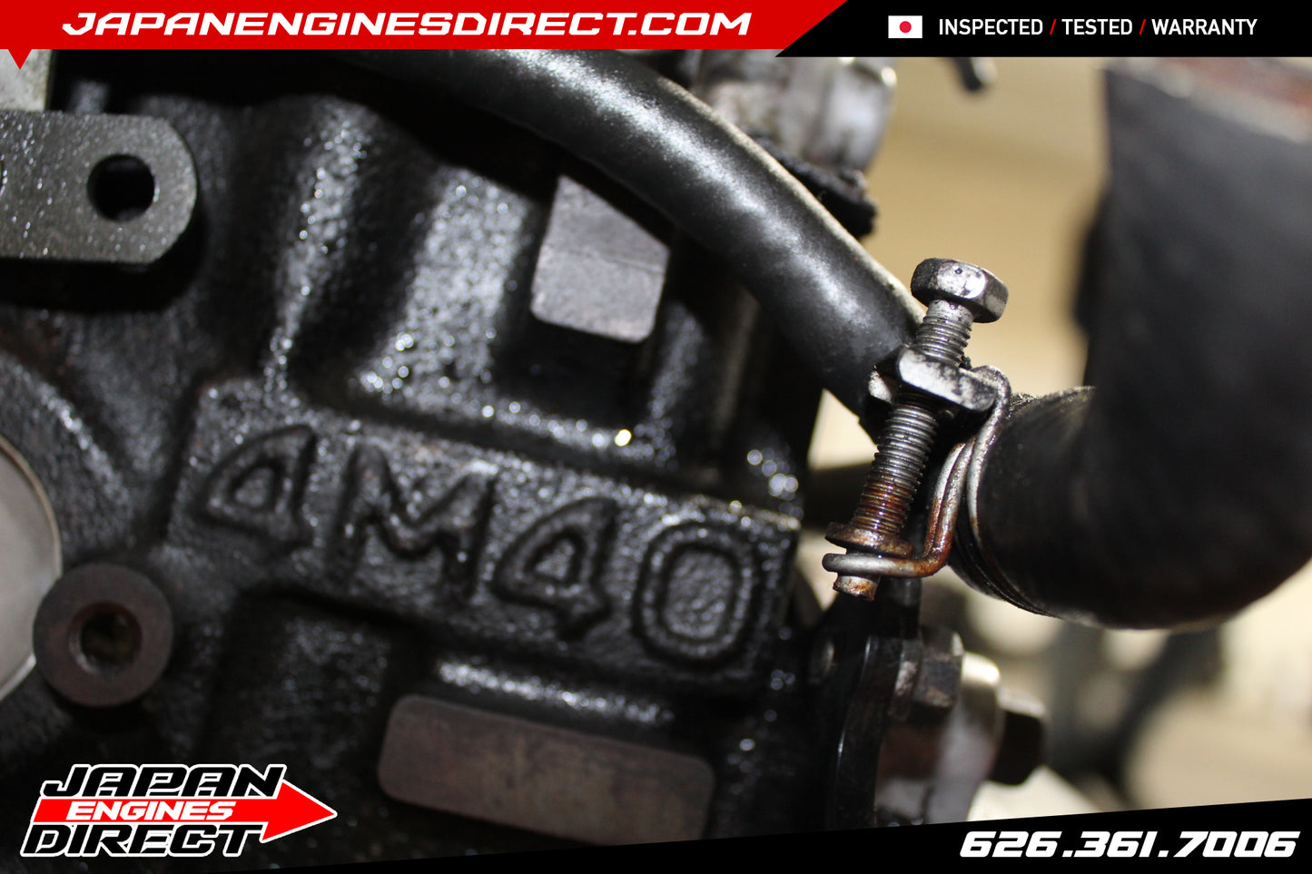 JDM MITSUBISHI 4M40 TURBO DIESEL ENGINE 2.8L 4X4 AWD MANUAL TRANS PAJERO