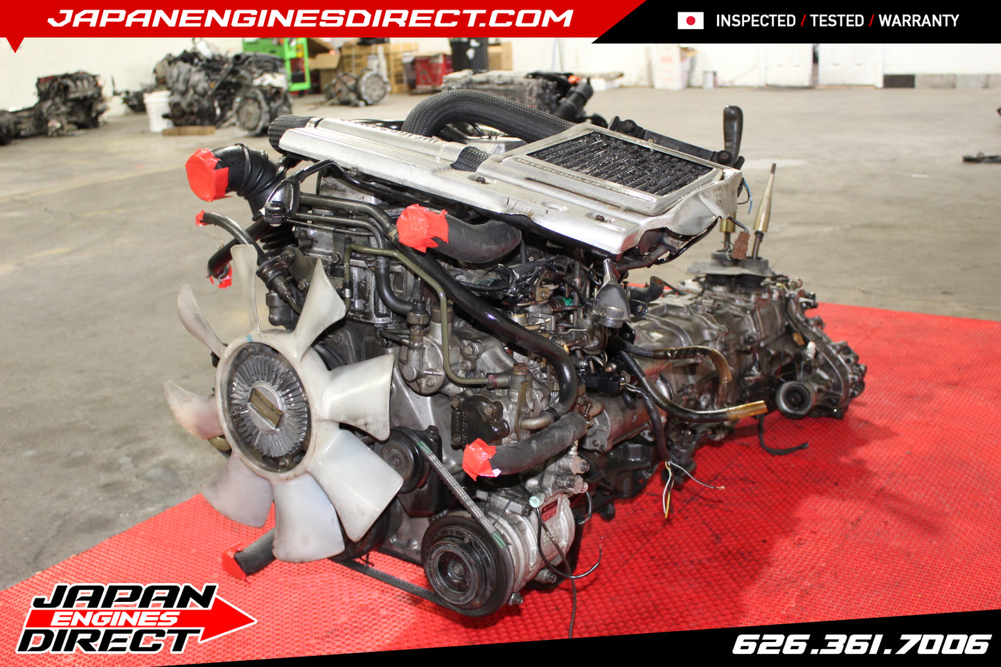JDM MITSUBISHI 4M40 TURBO DIESEL ENGINE 2.8L 4X4 AWD MANUAL TRANS PAJERO