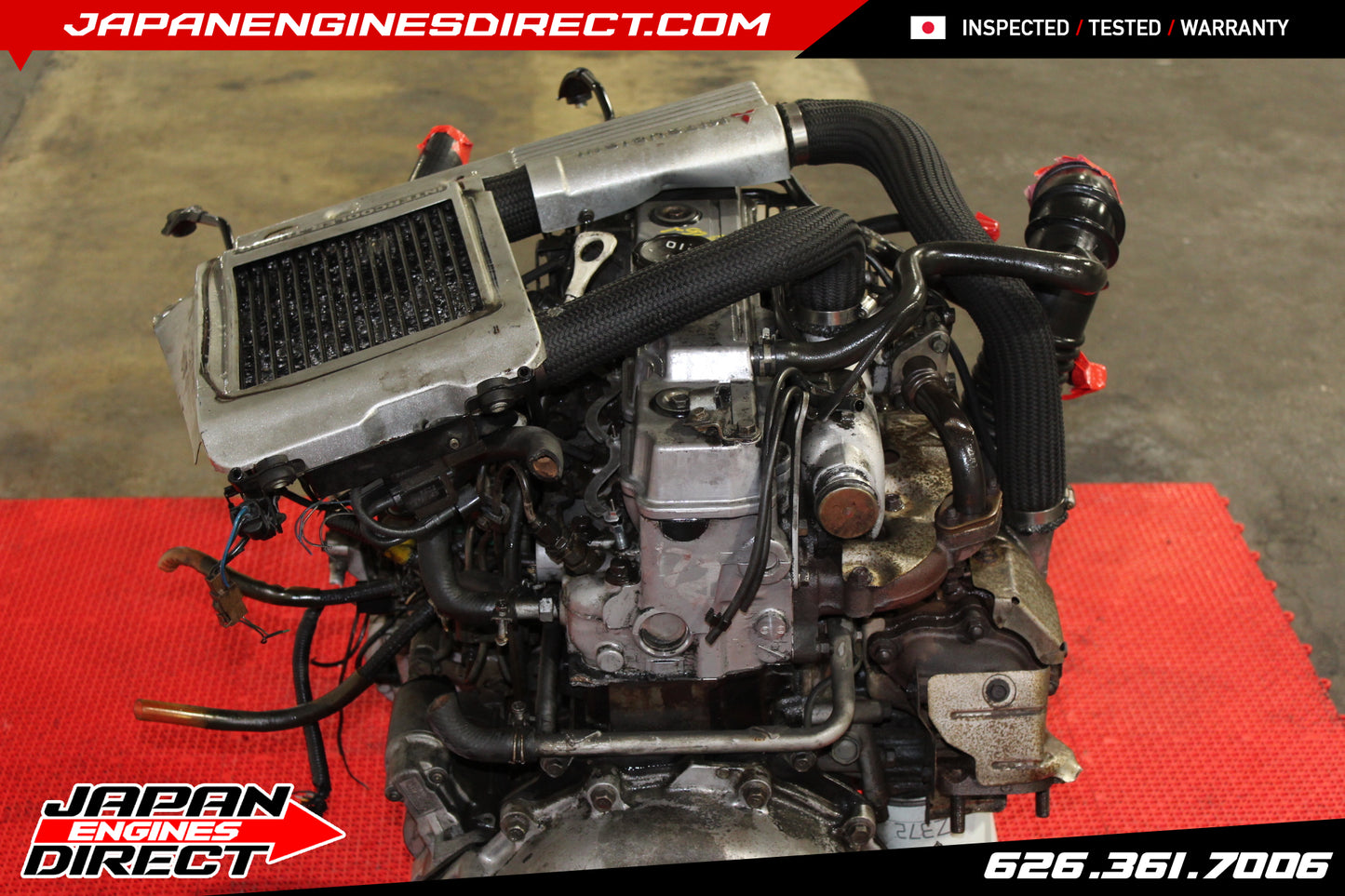 JDM MITSUBISHI 4M40 TURBO DIESEL ENGINE 2.8L 4X4 AWD MANUAL TRANS PAJERO