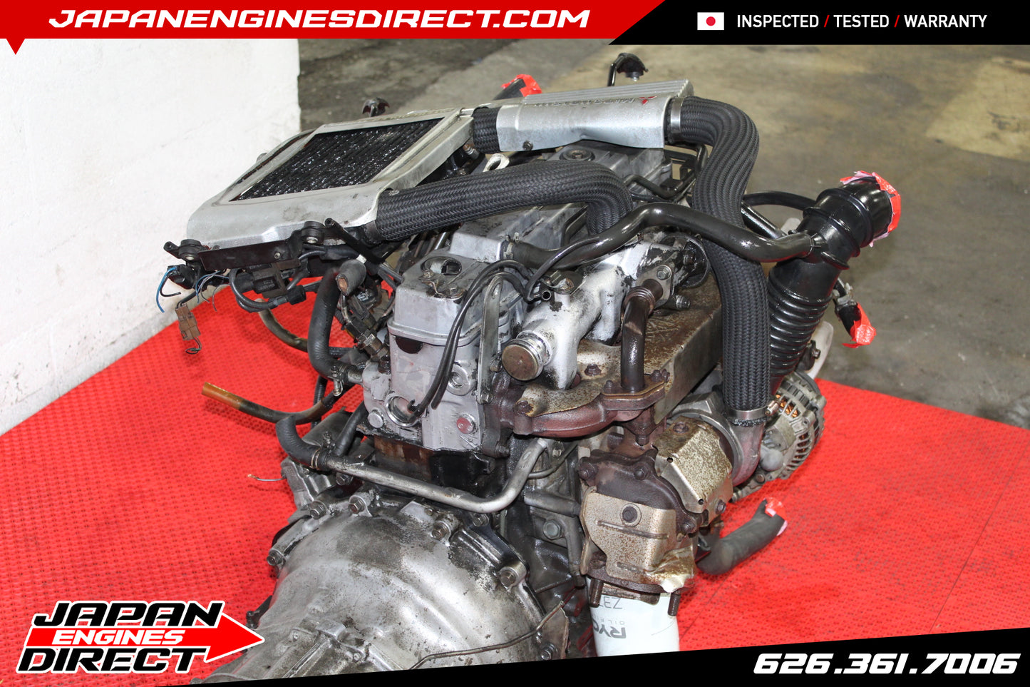 JDM MITSUBISHI 4M40 TURBO DIESEL ENGINE 2.8L 4X4 AWD MANUAL TRANS PAJERO