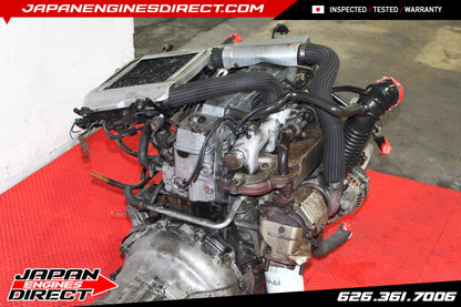 JDM MITSUBISHI 4M40 TURBO DIESEL ENGINE 2.8L 4X4 AWD MANUAL TRANS PAJERO