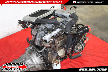 JDM MITSUBISHI 4M40 TURBO DIESEL ENGINE 2.8L 4X4 AWD MANUAL TRANS PAJERO