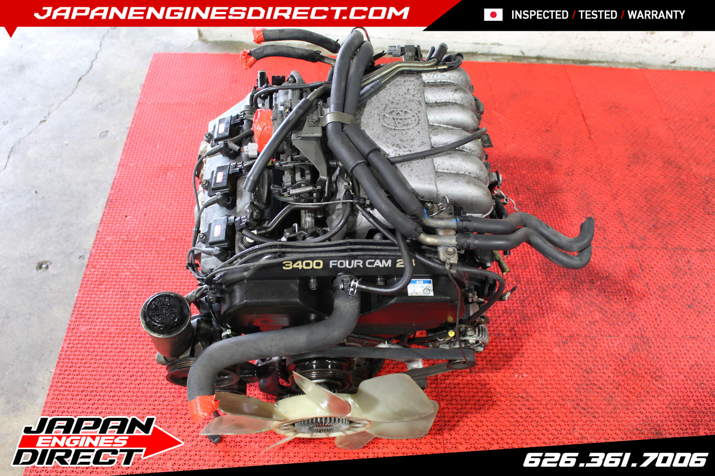 JDM USED TOYOTA 5VZFE 3.4L V6 ENGINE MOTOR 1995-2002 T100 4RUNNER TACOMA TUNDRA