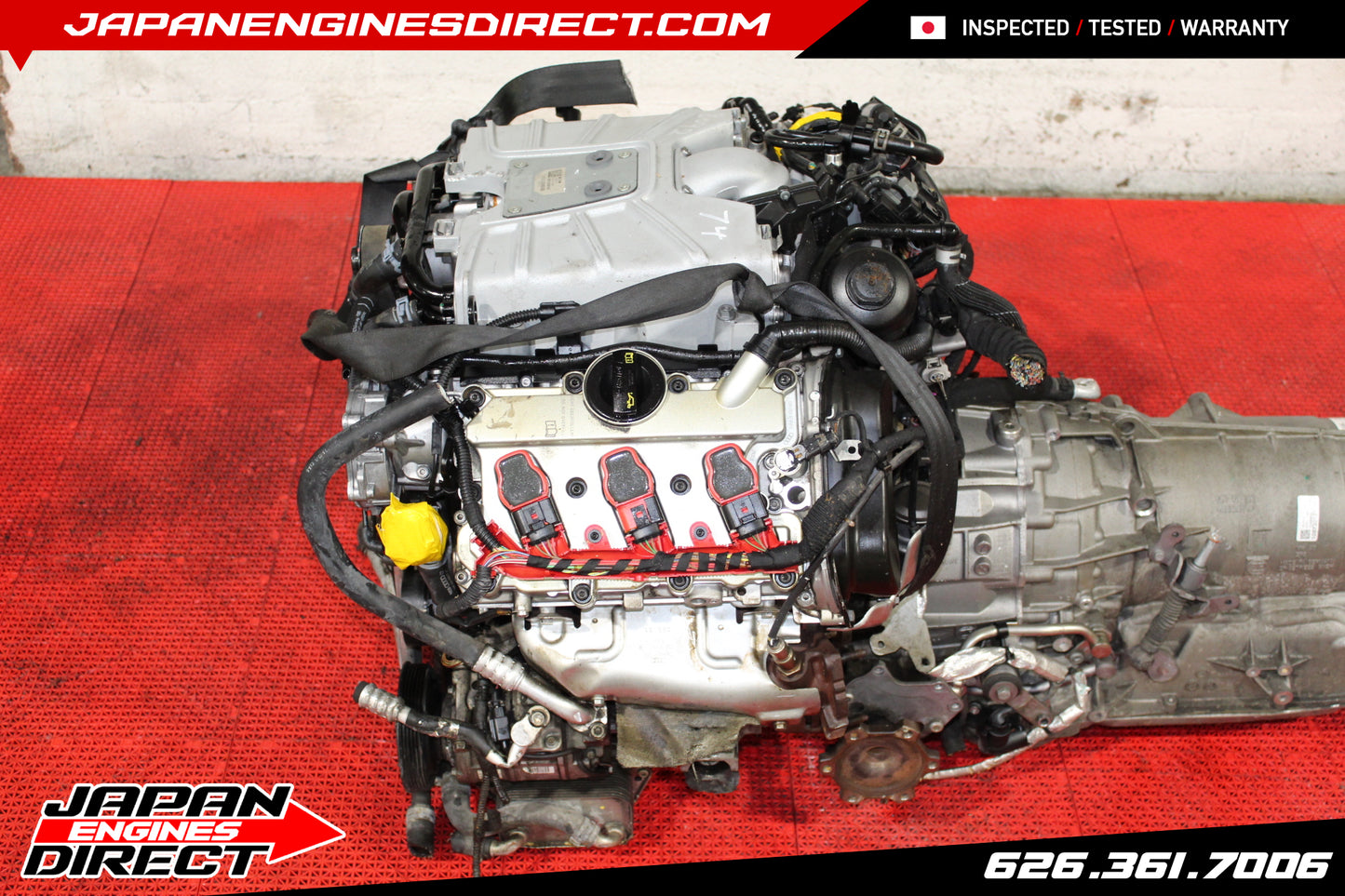 USED 2013-2017 AUDI S4 S5 ENGINE - 3.0L TFSI SUPERCHARGER V6 ENGINE EEAQ JAPAN IMPORTED