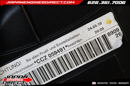 JDM Audi 2.0T TFSI EA113 Turbo Engine Motor – Fits 2006–2013 A3 & 2009–2010 TT Quattro Low Mileage