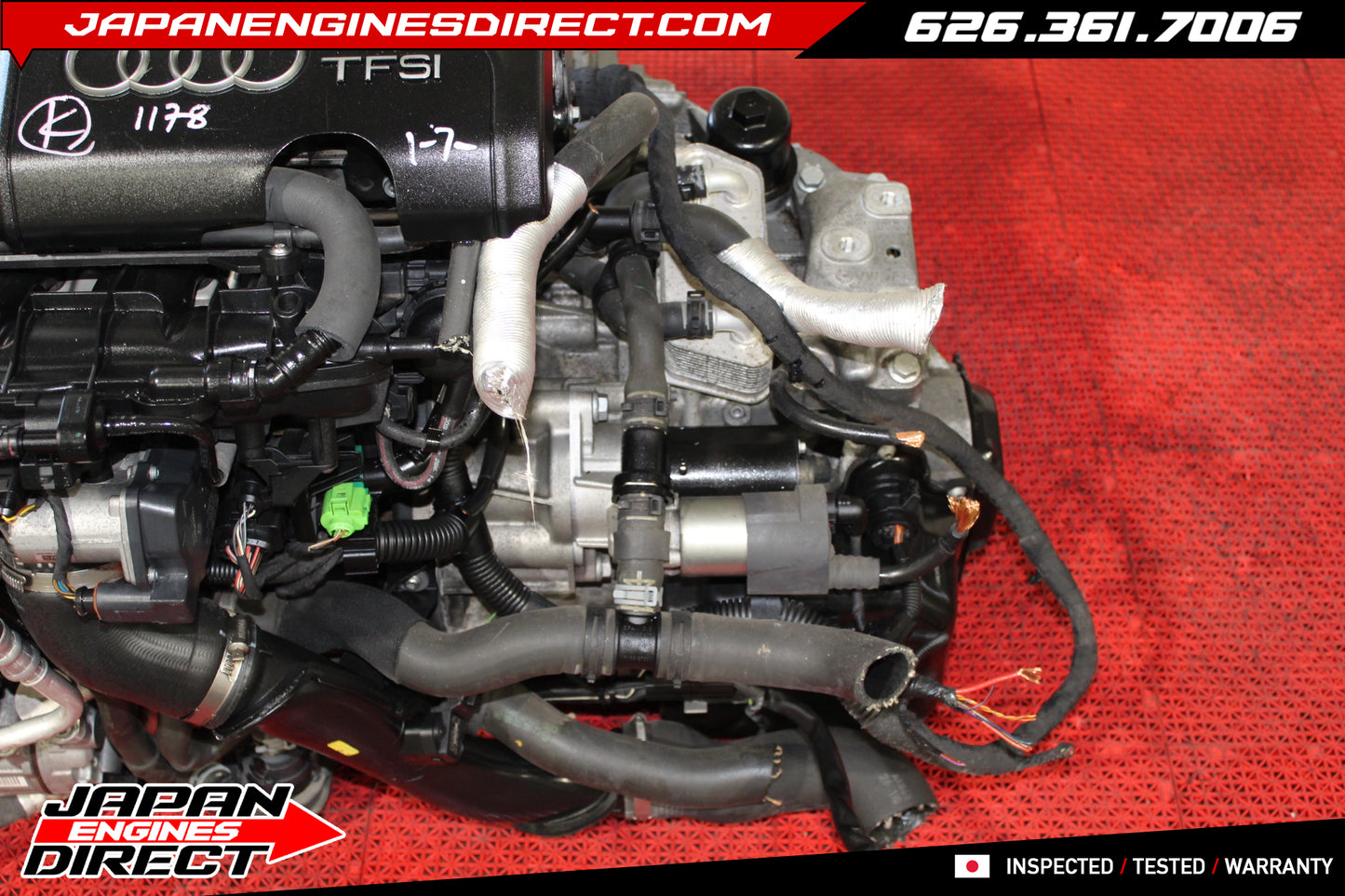 JDM Audi 2.0T TFSI EA113 Turbo Engine Motor – Fits 2006–2013 A3 & 2009–2010 TT Quattro Low Mileage