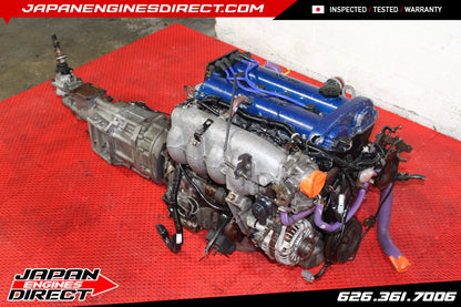 JDM 1990-1993 MAZDA MIATA 1.6L USED MOTOR W/ 5 SPEED MANUAL TRANSMISSION LONG NOSE