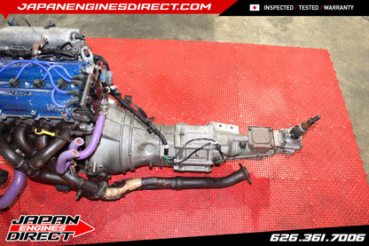 JDM 1990-1993 MAZDA MIATA 1.6L USED MOTOR W/ 5 SPEED MANUAL TRANSMISSION LONG NOSE