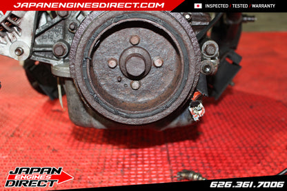 JDM 1990-1993 MAZDA MIATA 1.6L USED MOTOR W/ 5 SPEED MANUAL TRANSMISSION LONG NOSE