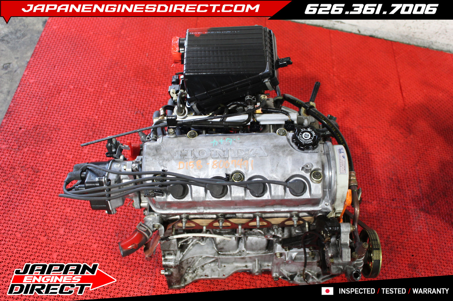 JDM Honda Civic D15B SOHC Non-VTEC 1.5L Engine Motor for 1996–2000 CX DX LX Models