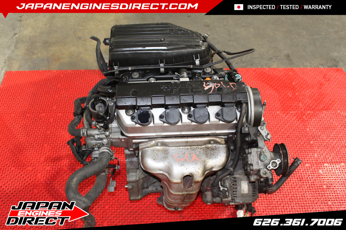 HONDA CIVIC 2001 2002 2003 2004 2005 1.7L VTEC MOTOR SOHC ENGINE EX MODEL D17A2