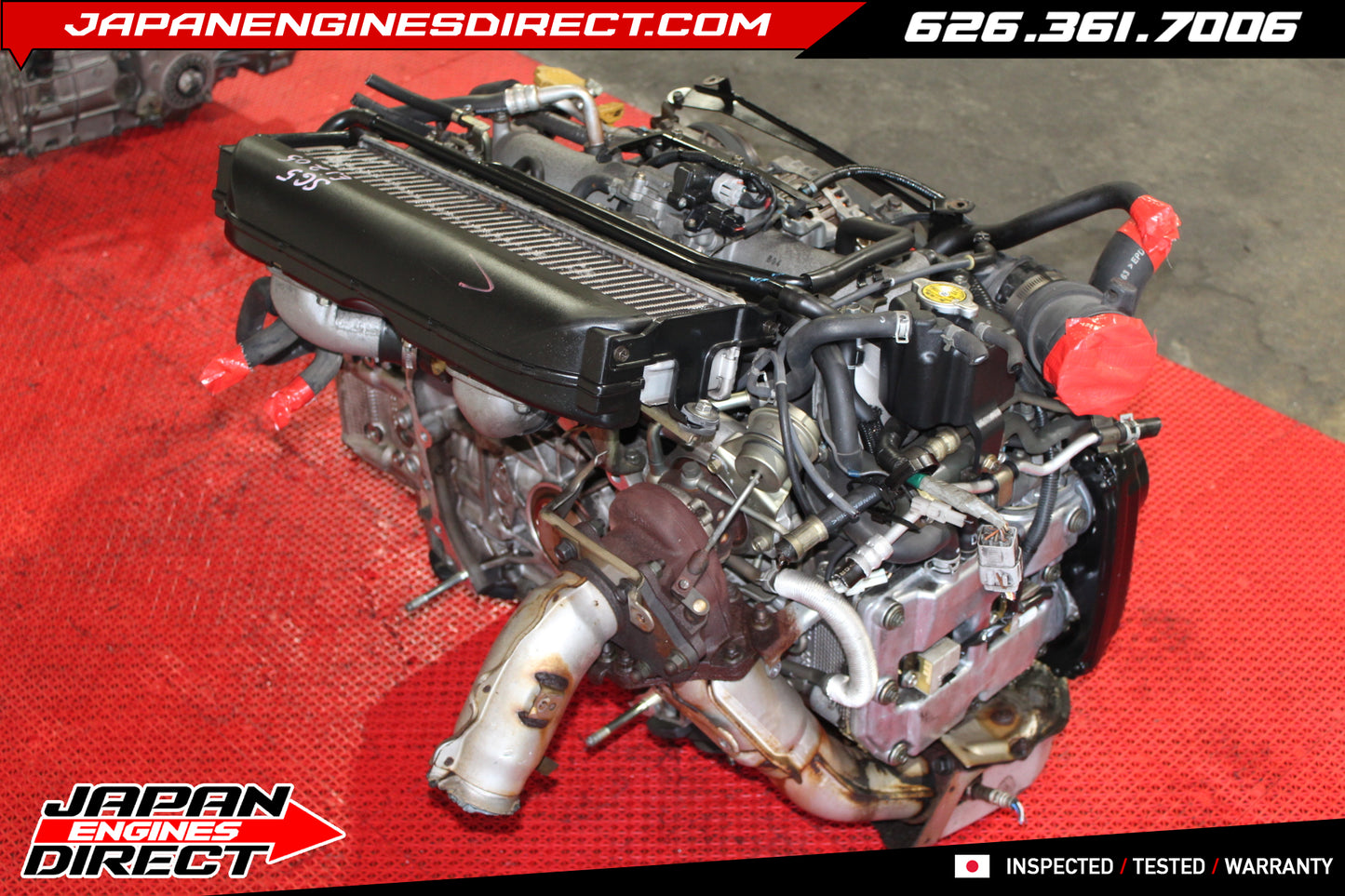 02-05 JDM Subaru Impreza WRX EJ205 AVCS Turbo Engine 2.0L DOHC Motor Replacement (Japan Import)