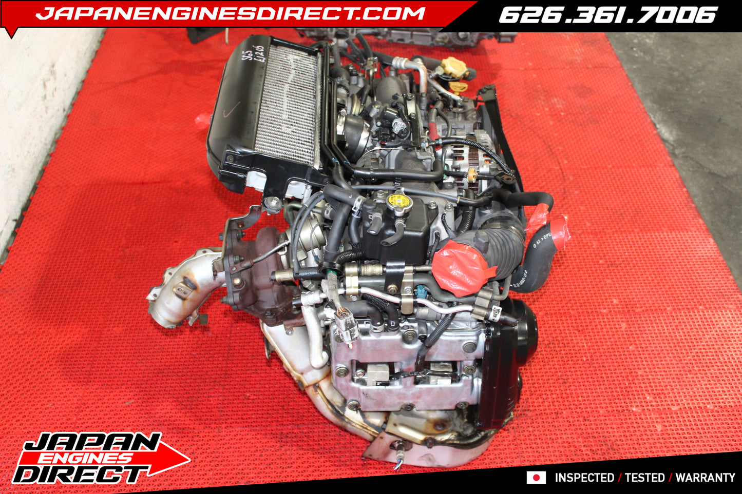 02-05 JDM Subaru Impreza WRX EJ205 AVCS Turbo Engine 2.0L DOHC Motor Replacement (Japan Import)