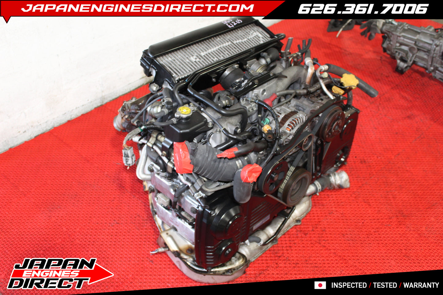 02-05 JDM Subaru Impreza WRX EJ205 AVCS Turbo Engine 2.0L DOHC Motor Replacement (Japan Import)