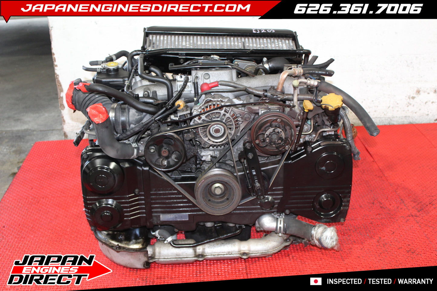 02-05 JDM Subaru Impreza WRX EJ205 AVCS Turbo Engine 2.0L DOHC Motor Replacement (Japan Import)