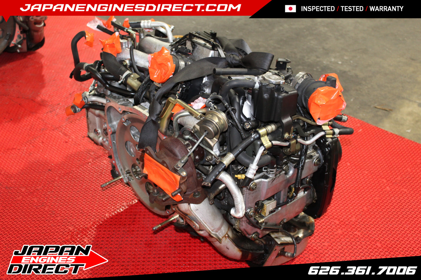 JDM SUBARU IMPREZA WRX TURBO MOTOR EJ205 2.0L ENGINE - 02 03 04 05 GENIUNE EJ20T